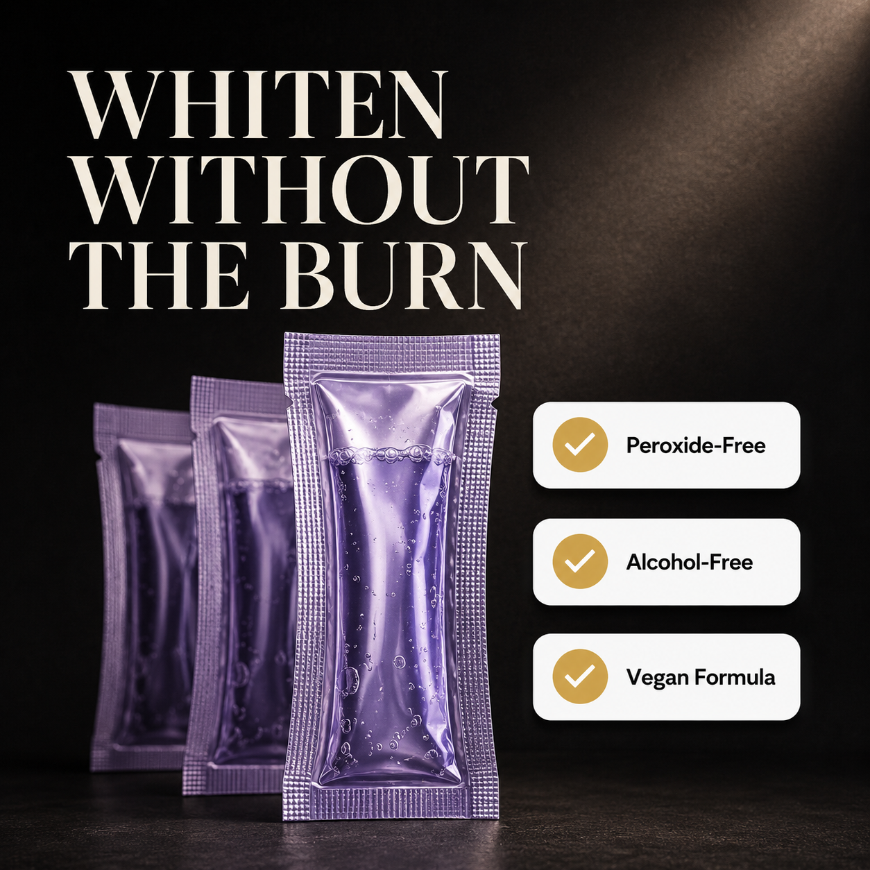 Natural Vegan Purple Whitening Mouthwash