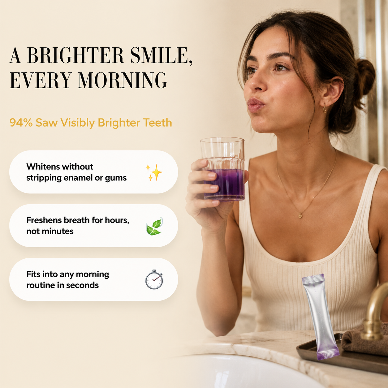 The Purple Whitening Mouthwash